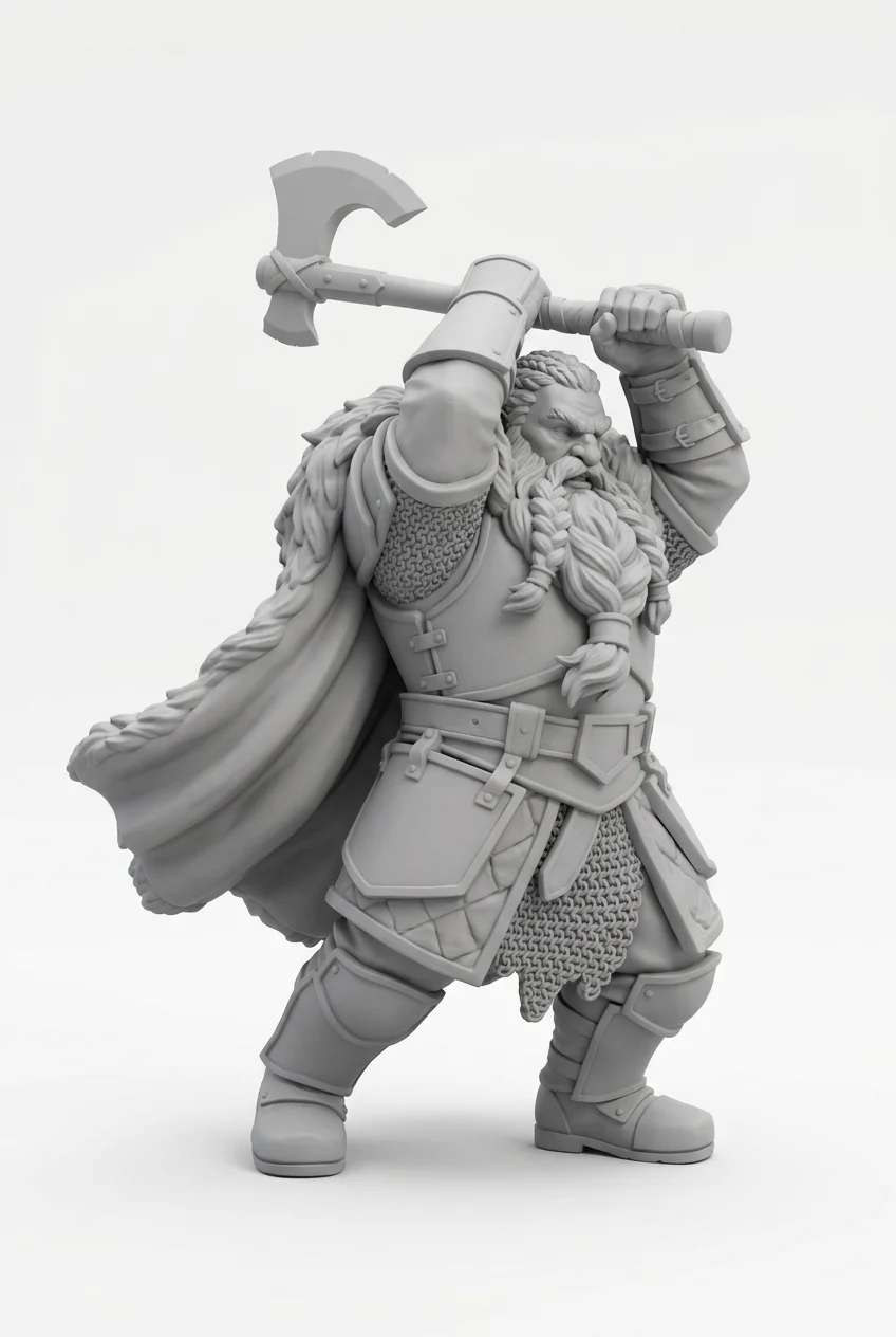 Example AI-generated 3D model preview